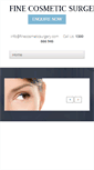 Mobile Screenshot of finecosmeticsurgery.com